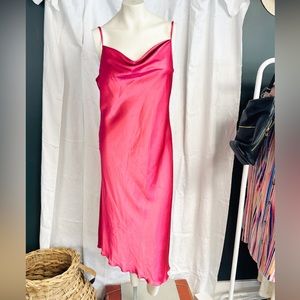 Y2K Bebe • Barbie Pink Magenta Slip Dress